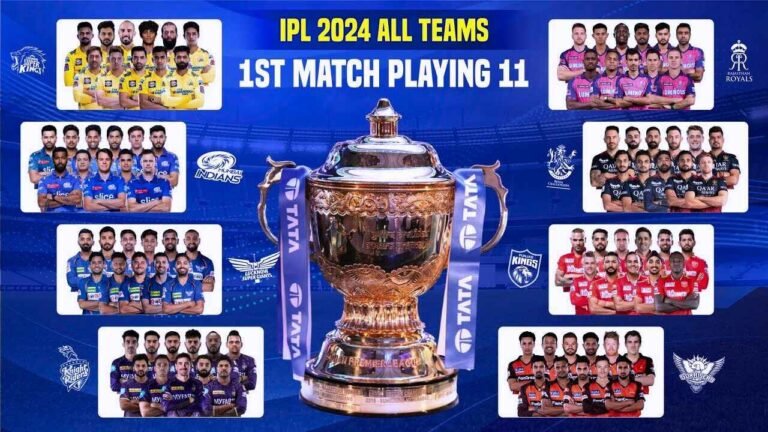 IPL 2024: पहले मैच के लिए सभी टीमो की Playing11 घोषित | IPL 2024 All Team First Match Playing11